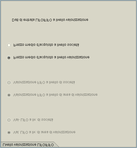 2 CONFIGURAZIONE Customizing tabelle Lifo La valorizzazione dello stock secondo la procedura Lifo è parametrizzata a layers