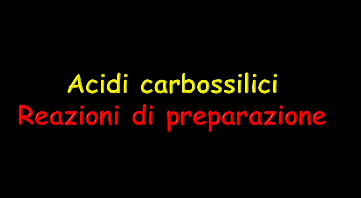 Ossidazione di catene laterali alchiliche di anelli aromatici Gli anelli aromatici sono molto resistenti all ossidazione anche in presenza di forti agenti ossidanti quali il permanganato di potassio