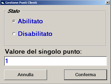 Numero cassa, fare clic sulla voce, inserire il numero cassa e cliccare su modifica. Il numero cassa va sempre programmato nel caso in cui viene creato un sistema di rete con più casse in funzione.