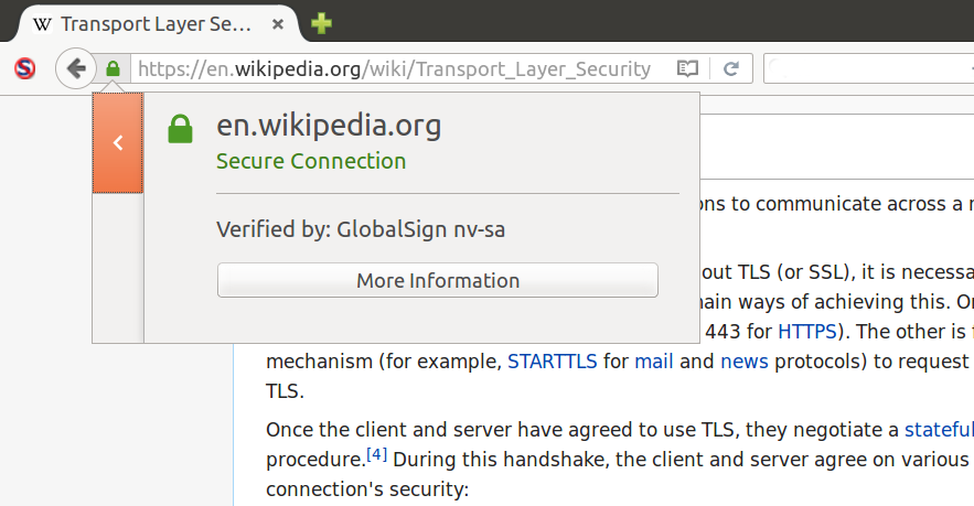 La crittografia nella vita quotidiana: TLS TLS viene utilizzato per autenticare