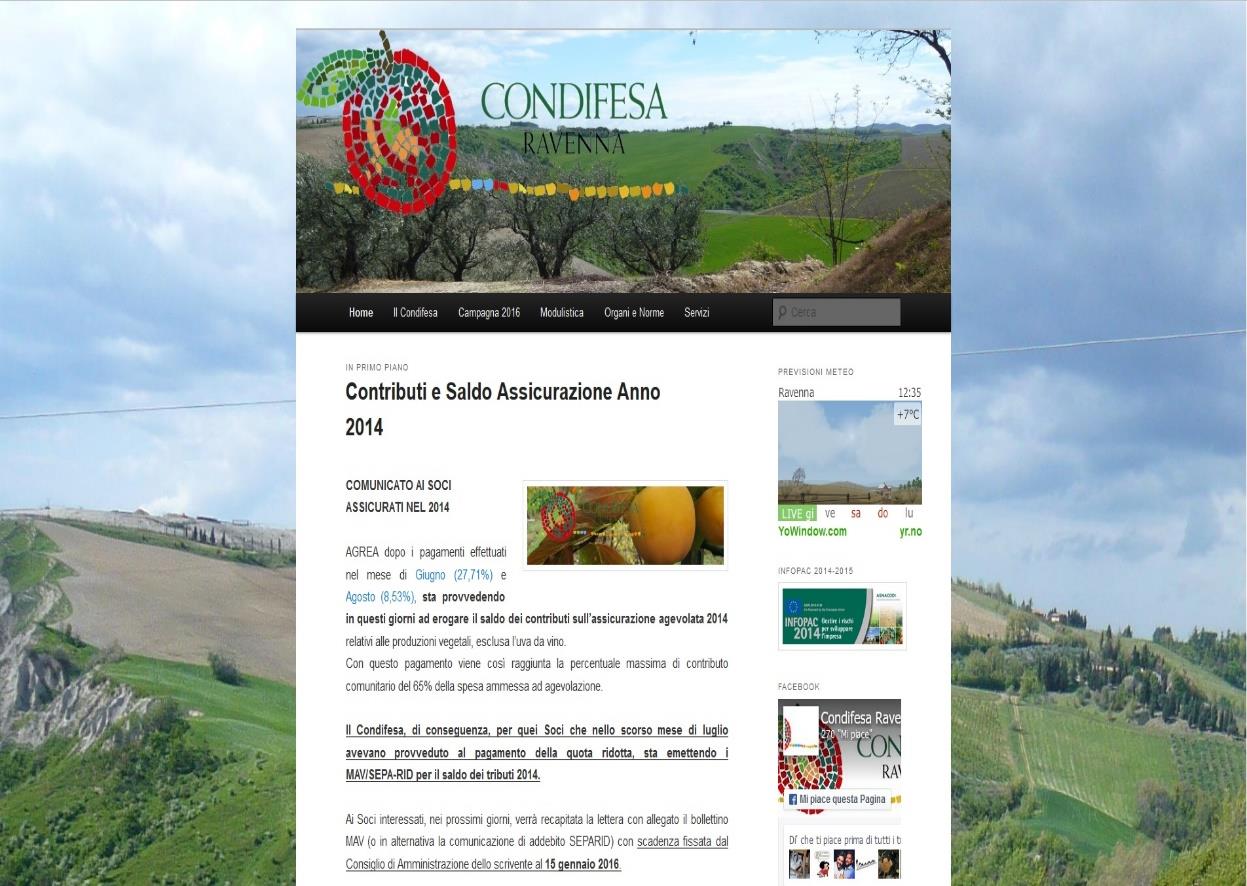 Condifesa Ravenna - Sito Web Fino al 2012