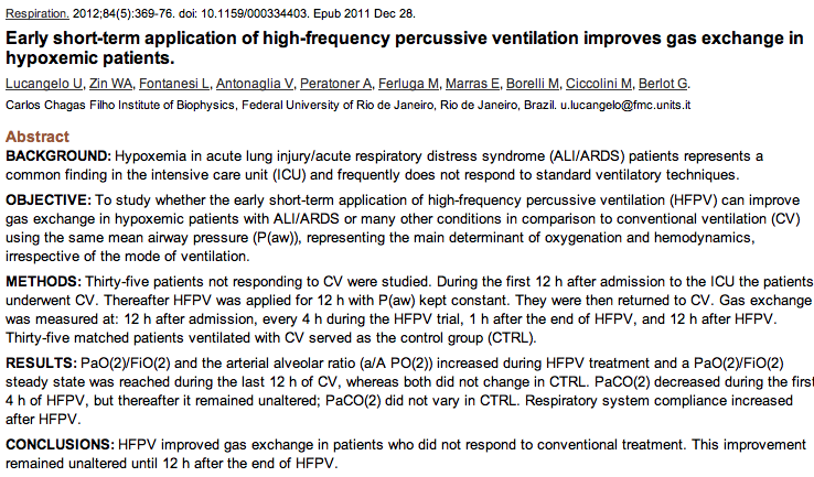 Differenze tra due gruppi Ventilazione meccanica in terapia intensiva Articolo - guida Articolo - guida Prendiamo a riferimento il paper di Umberto Lucangelo et al.