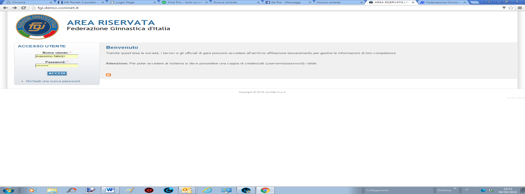 _ Pag. 1 1- REQUISITI E MODALITA D ACCESSO IMPOSTAZIONI DEL BROWSER La procedura web è stata testata con i seguenti browser: Mozilla Firefox versione 38 o successive. Google Chrome 43 e successive.