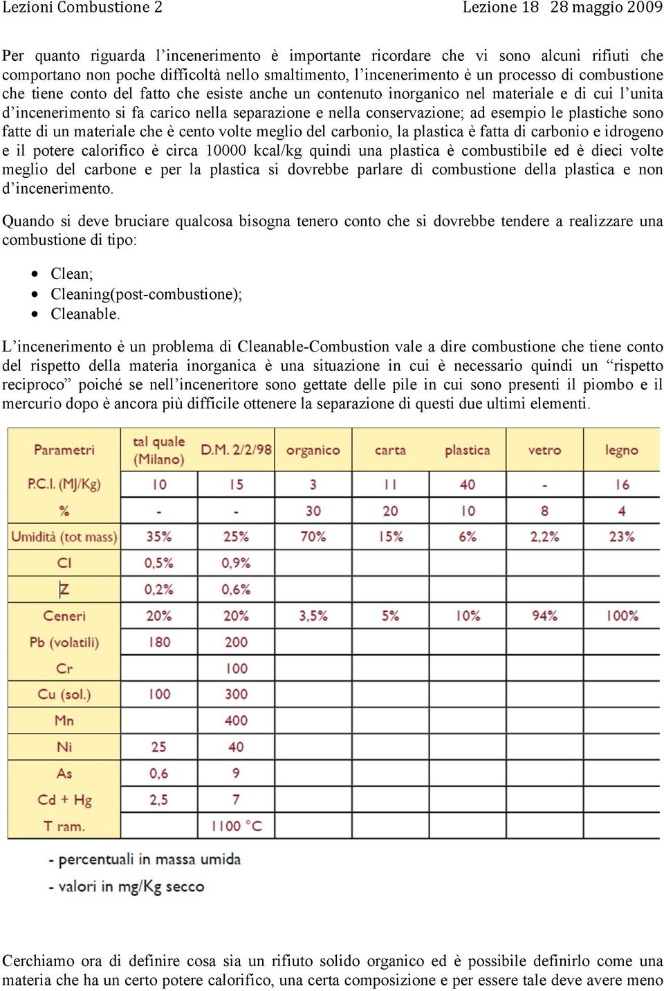 materiale che è cento volte meglio del carbonio, la plastica è fatta di carbonio e idrogeno e il potere calorifico è circa 10000 kcal/kg quindi una plastica è combustibile ed è dieci volte meglio del