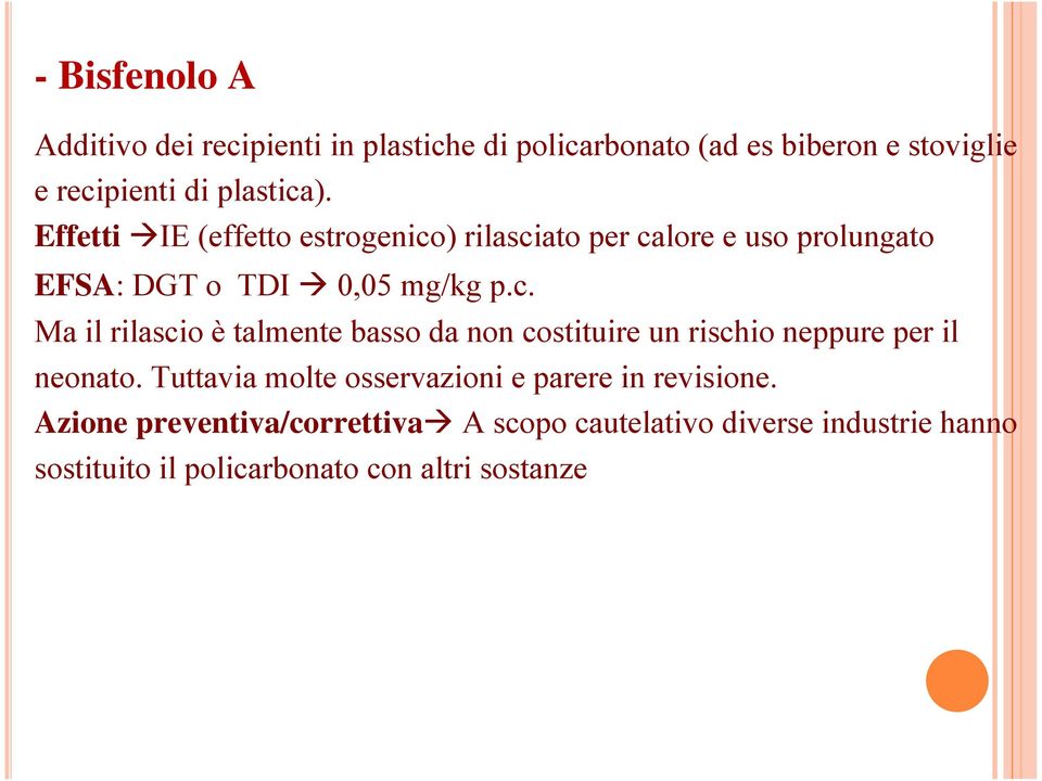 Tuttavia molte osservazioni e parere in revisione.