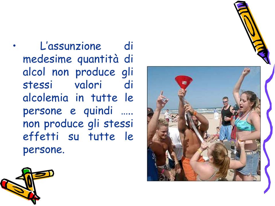 alcolemia in tutte le persone e quindi.