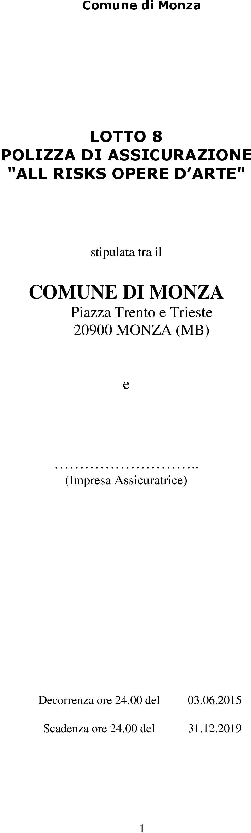 20900 MONZA (MB) e.