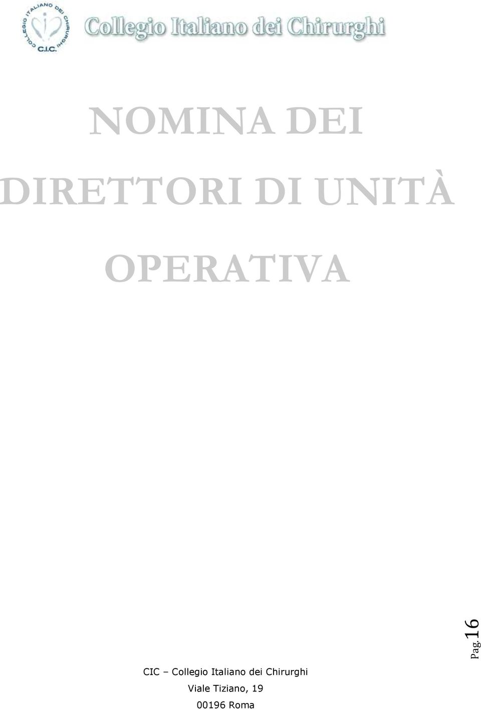 DI UNITÀ