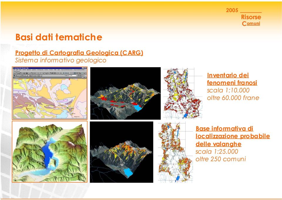 franosi scala 1:10.000 oltre 60.