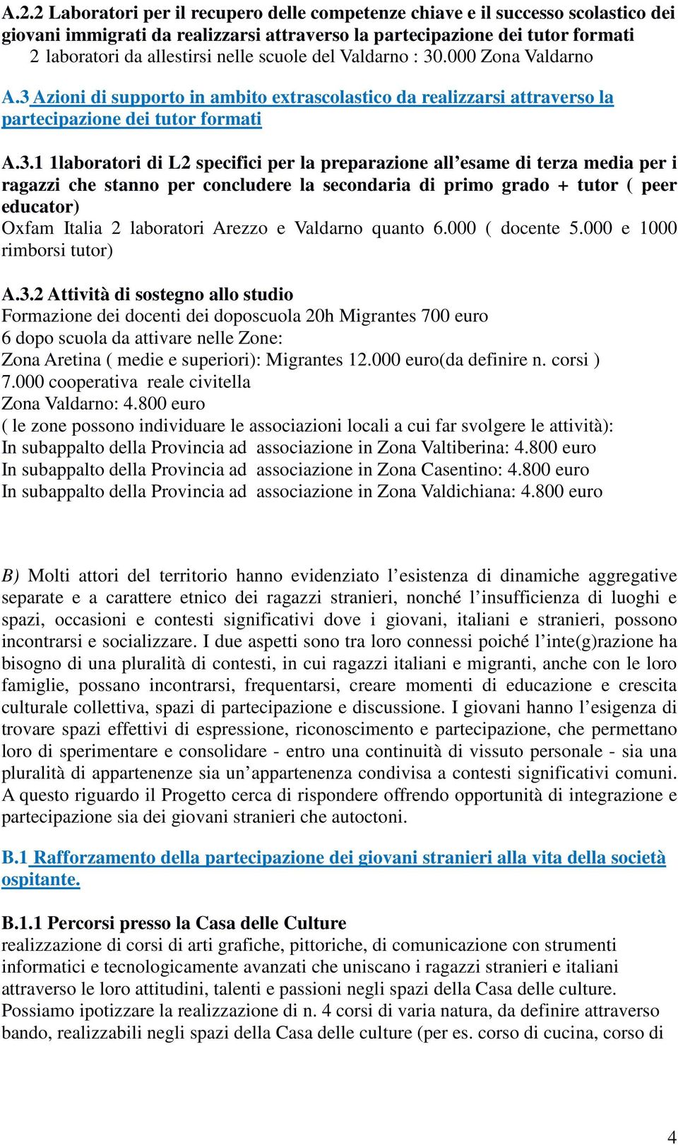 .000 Zona Valdarno A.3 