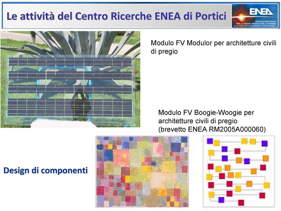 Modulo FV Boogie-Woogie per architetture civili di