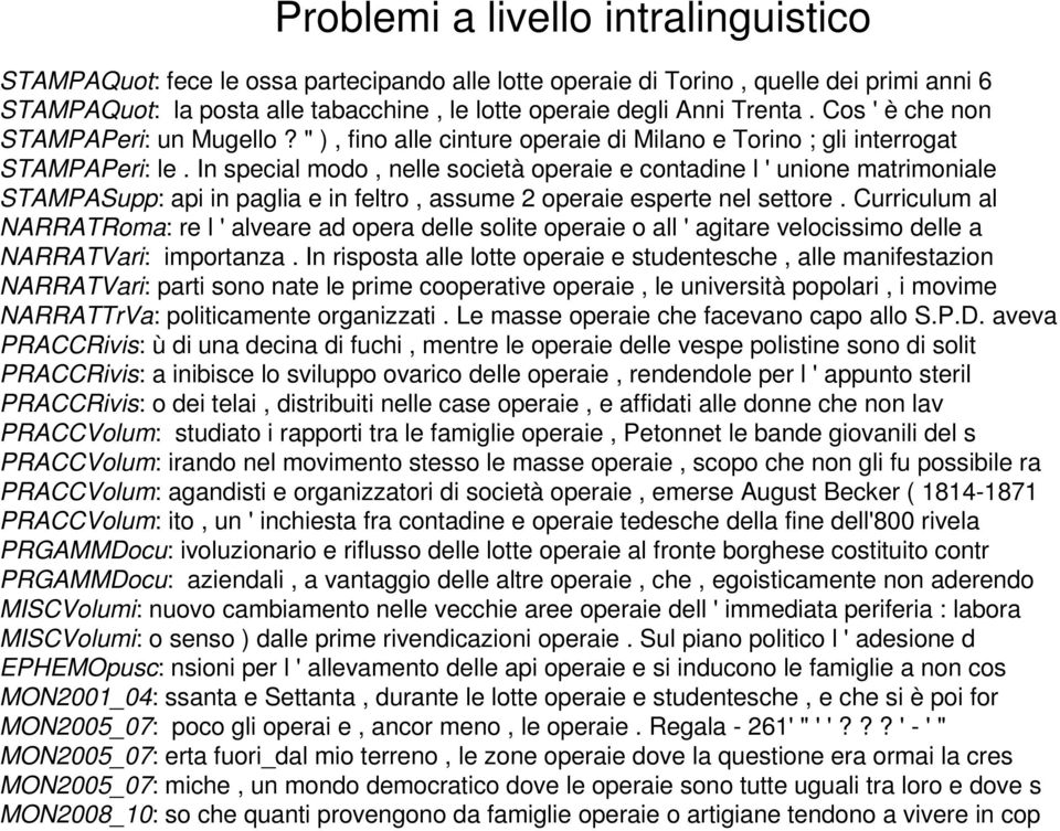 In special modo, nelle società operaie e contadine l ' unione matrimoniale STAMPASupp: api in paglia e in feltro, assume 2 operaie esperte nel settore.