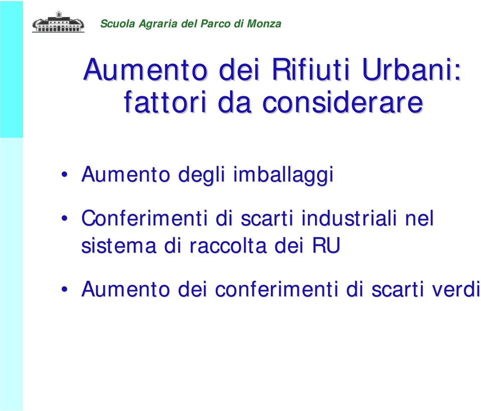 Conferimenti di scarti industriali nel