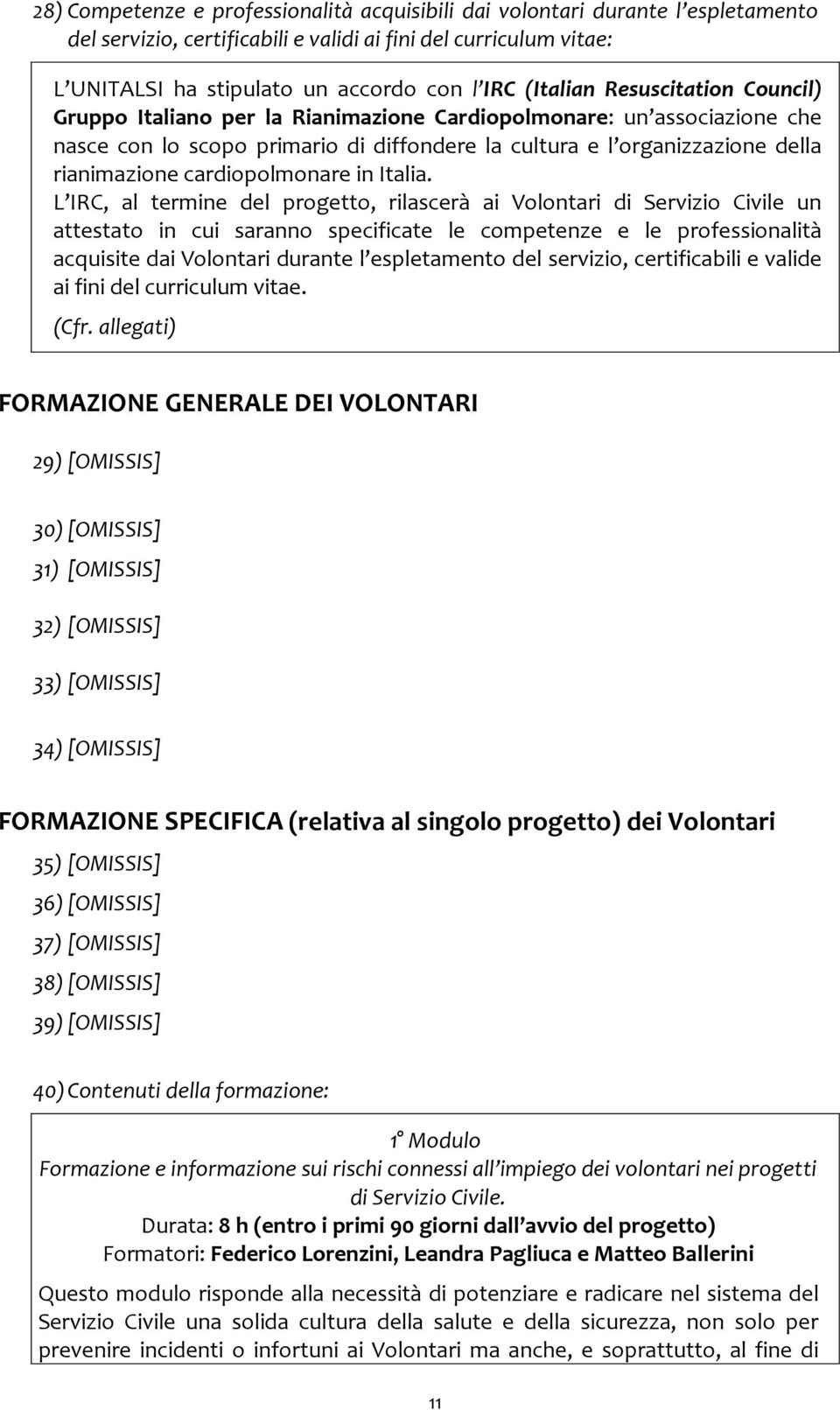 cardiopolmonare in Italia.