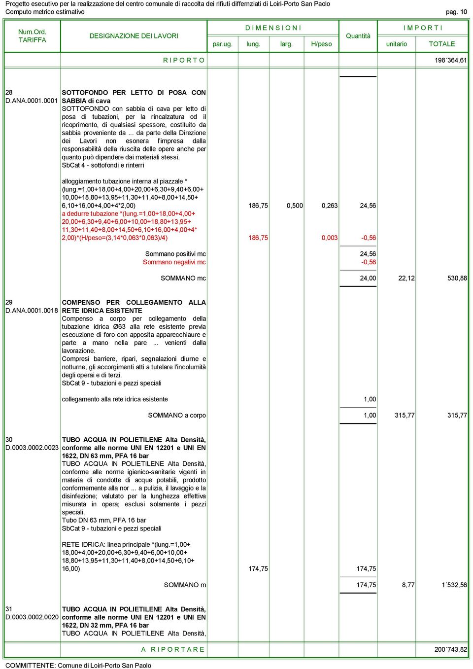 .. da parte della Direzione dei Lavori non esonera l'impresa dalla responsabilità della riuscita delle opere anche per quanto può dipendere dai materiali stessi.