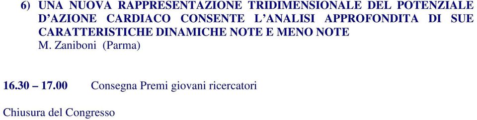 CARATTERISTICHE DINAMICHE NOTE E MENO NOTE M.