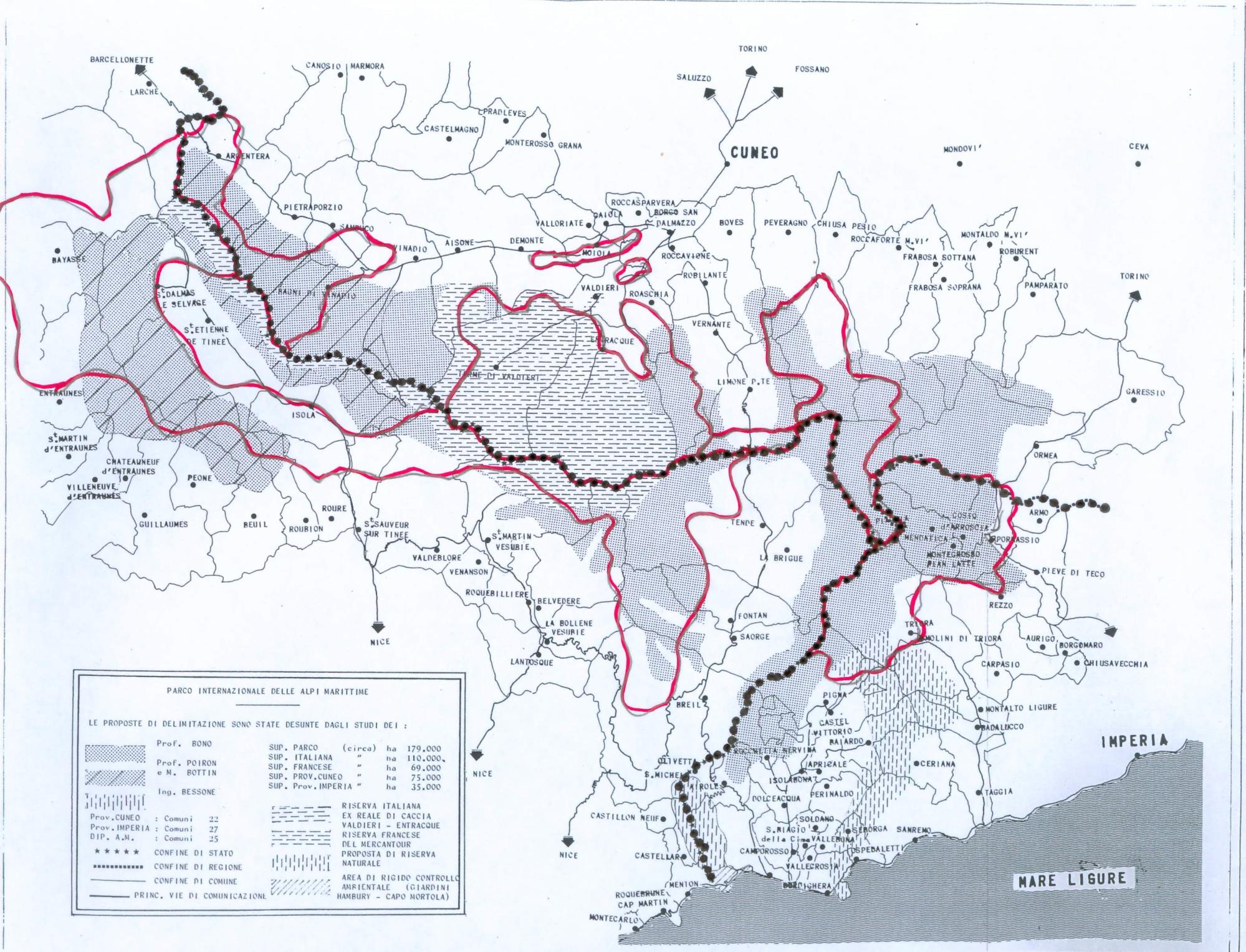 oggi in parte realizzata ITALIA Piemonte Alpi Marittime