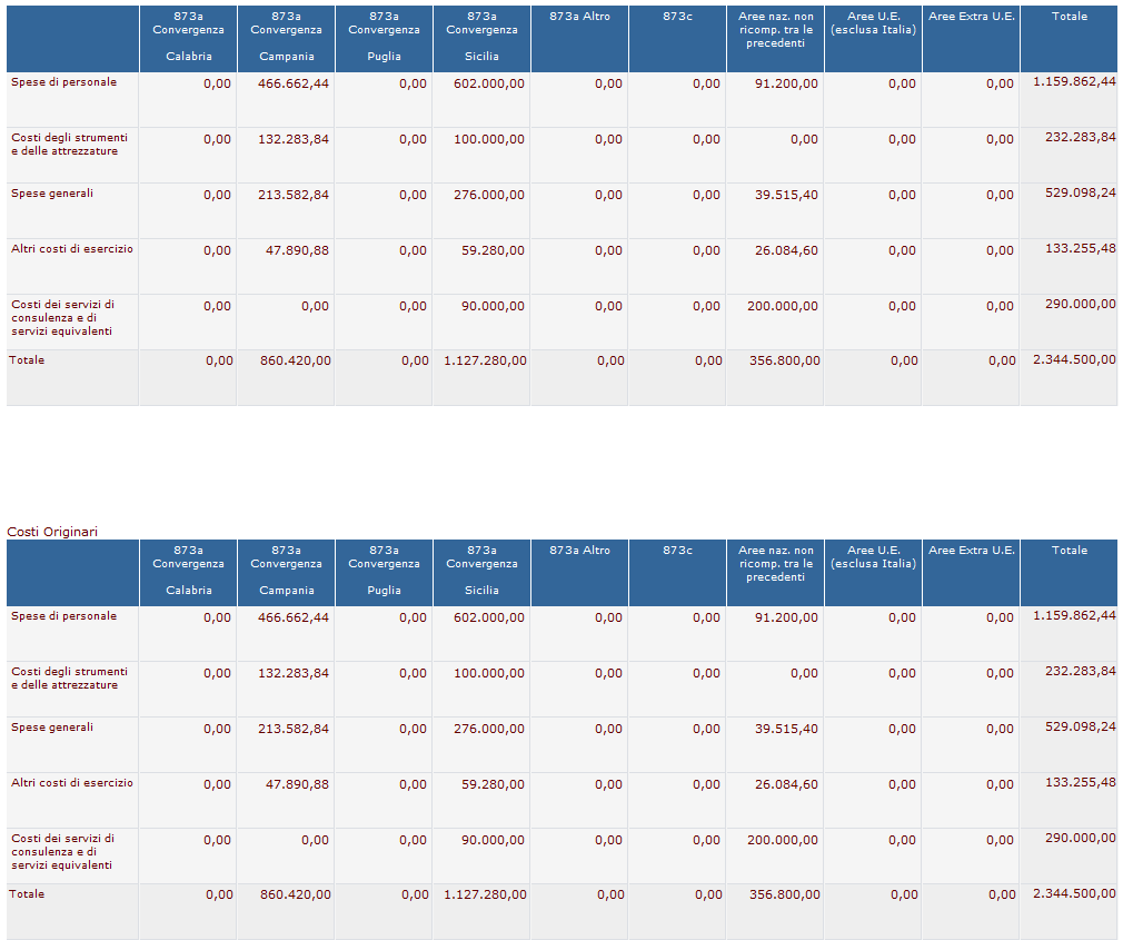 Compila il documento Dal cruscotto dell attività cliccare su Compila il documento per accedere alle sezioni che consentono l inserimento dei dati necessari. La sezione è articolata in 4 schede: 1.