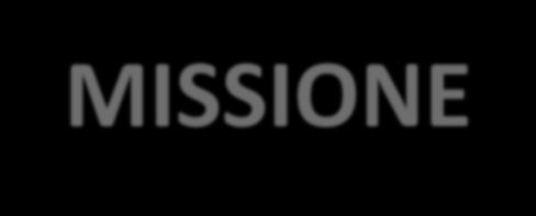 MISSIONE Crediamo che gli sforzi debbano essere ripagati; crediamo che un futuro migliore sia possibile con impegno, perseveranza, immaginazione.