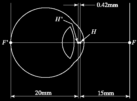 Formazione delle immagini nell occhio umano Controllo dell esposizione Iride, pupilla (1-8 mm)