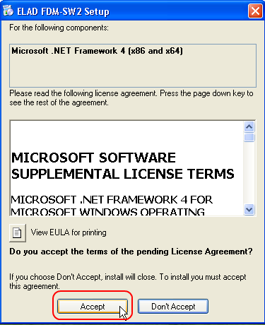 7.1.2 Prima installazione in Windows XP Fare doppio click sul file setup.exe nella memoria USB fornita.