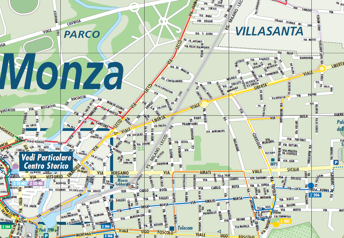 Comune di Monza Studio viabislistico ANALISI DELLA SITUAZIONE ATTUALE: AREA VIA LECCO 3.