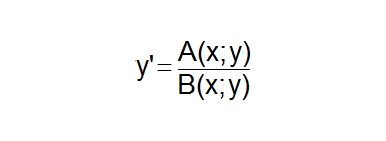 4. ALTRE EQUAZIONI DIFFERENZIALI DEL PRIMO ORDINE RISOLUBILI DEFINIZIONE Un equazione differenziale del primo ordine è detta a variabili separabili quando può essere scritta nella forma y' =