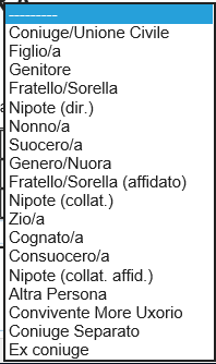 ALLEGATO ALLA GUIDA AL SERVIZIO DEL PORTALE DEL PENSIONATO 3. Aggiungi familiare Per ogni familiare presente nel nucleo familiare cliccare su Aggiungi familiare.