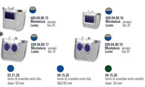 360 OCCHIALE PROTEZIONE Progetto design innovativo 52 g (in vetro) 35 g (in policarbonato) Protezioni laterali integrate con sistema di ventilazione Aste regolabili dotate di tecnologia SoftPad Lenti