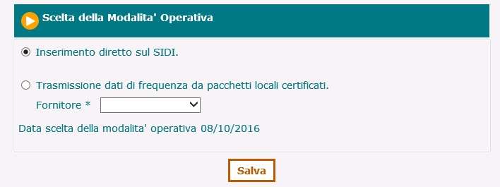 Le funzioni finora descritte servono a definire la struttura di base dell anagrafe (Fase A).