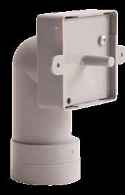 impiantistica CONTROPRESE SERIE QUADRA 0605010 Contropresa Curva serie Quadra Curved suction inlet Quadra series QUADRA SERIES MOUNTING