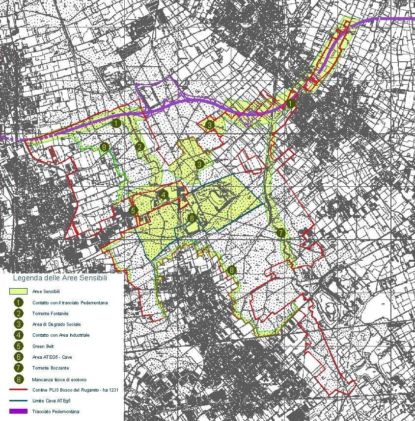 4. Individuazione di zone ecotonali nel P.L.I.S.