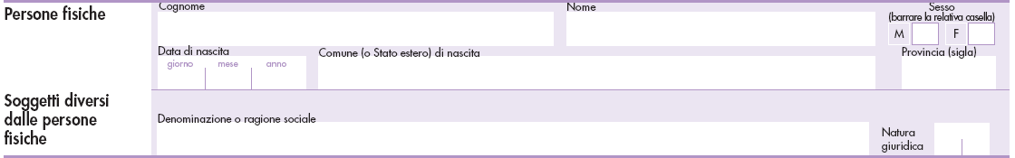 FRONTESPIZIO DR IVA2010 Vengono eliminate le indicazioni relative alla residenza anagrafica per le persone fisiche, ed alla sede legale e domicilio fiscale (quest ultimo se diverso dalla sede legale)