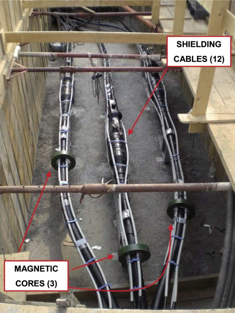 Prodotti e servizi: Mitigazione zone di giunzione cavi AT interrati L allontanamento delle fasi di una singola terna nelle zone di giunzione per cavi interrati alta tensione comporta un innalzamento