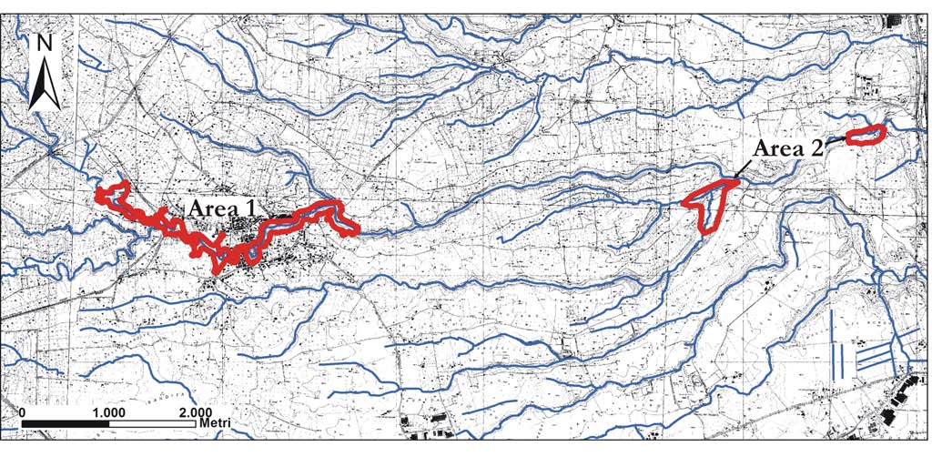 DESCRIZIONE GEOSITO 29: FORRA DI CORCHIANO E CORSO DEL RIO FRATTA A) DESCRIZIONE GEOLOGICA, NATURALISTICA E PAESAGGISTICA DEL GEOSITO Il geosito, di carattere areale, ricade nel bacino del Rio