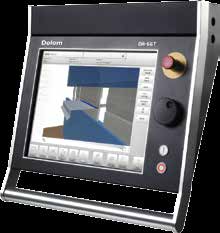 La piegatura ora è più facile ModEva 15T DA66T Touch creen a colori 15" Disegno del profilo sul monitor con un dito. Calcolo della sequenza di piegatura automatica.