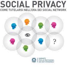 Comunicazione Garante privacy 28 Social privacy (23 maggio 2014) La privacy sotto l ombrellone (5 luglio 2014)
