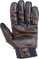 EQUIPMENT EQUIPAGGIAMENTO 14 PROGRIP Light leather protective gloves whose extremely comfortable ergonomic cut allows you good use of your fingers. Developed for rope manoeuvres in general and rescue.