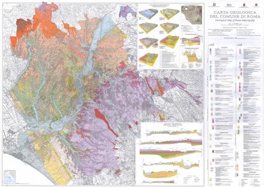 L evoluzione delle rocce dell'area romana Le fasi geologiche più recenti (ultimi 5 Ma) hanno creato ambienti di sedimentazione molto vari, che hanno dato origine ai diversi tipi di rocce che oggi