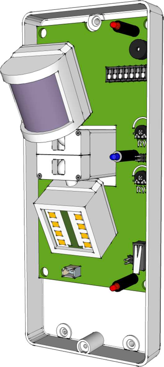 2) Posizionare al MINIMO i trimmer RV1 e RV2 (ruotare completamente in senso antiorario).