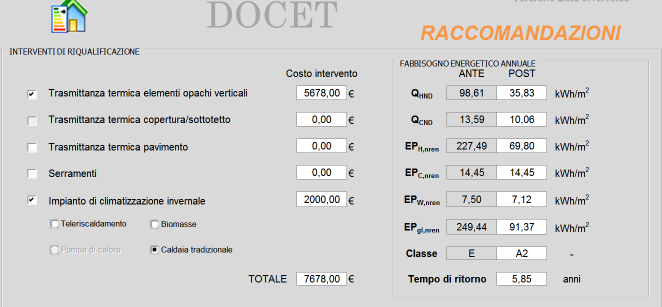 6 Modulo Raccomandazioni Il modulo Raccomandazioni (la compilazione è obbligatoria secondo i DM 26.06.