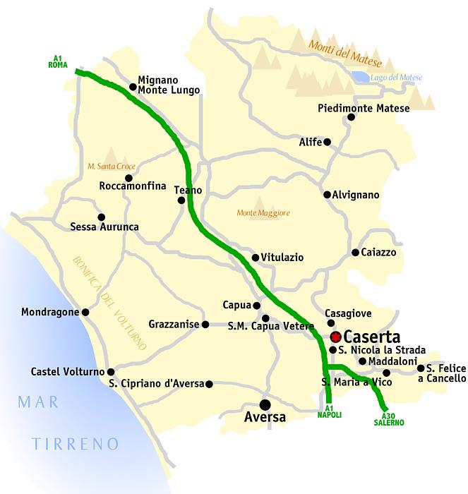 3. La Provincia di Caserta La Provincia di Caserta ha 916.467 abitanti con una densità di 347 abitanti per km². Si estende su una superficie di 2.639 km² e comprende 104 comuni.