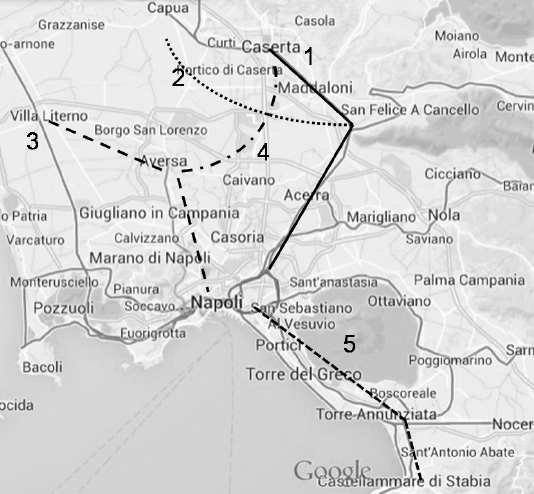 e gli squilibri infrastrutturali l esempio degli assi ferroviari dell area metropolitana 1) Caserta-Cancello-Napoli 2) Santa Maria Capua