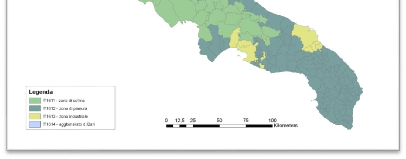 4. Rete di monitoraggio regionale La Regione Puglia ha deliberato l adeguamento della Rete Regionale di monitoraggio della Qualità dell Aria al D. Lgs. 155/10, con l adozione di due distinti atti.