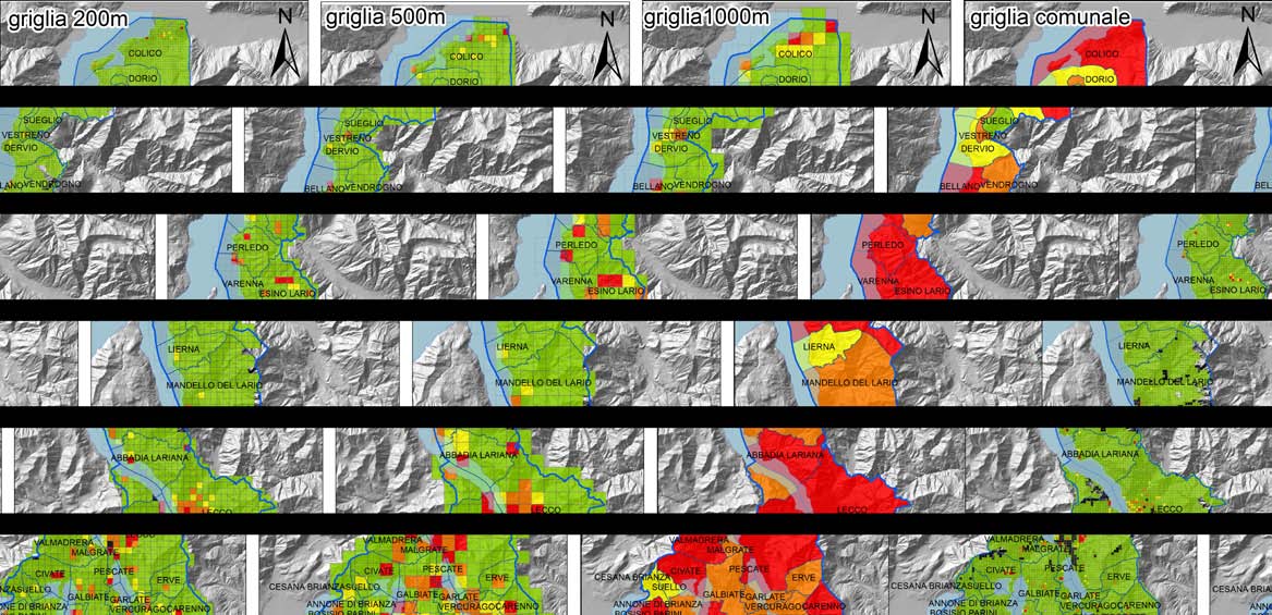 Viene di seguito riportata la rappresentazione multi-scala del