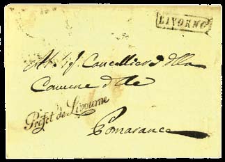 20 Livorno, 13 maggio 1808 Lettera del Prefetto di Livorno diretta al Cancelliere della Comunità di Pomarance.