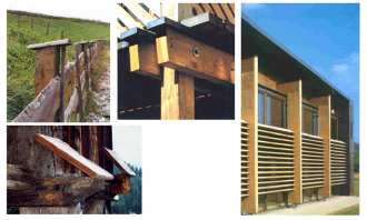 Durabilità _ La protezione costruttiva La regola delle 4 D + M (P. Lavisci) La durata di un edificio in legno dipende soprattutto da come è stato progettato e dalla qualità della sua realizzazione.