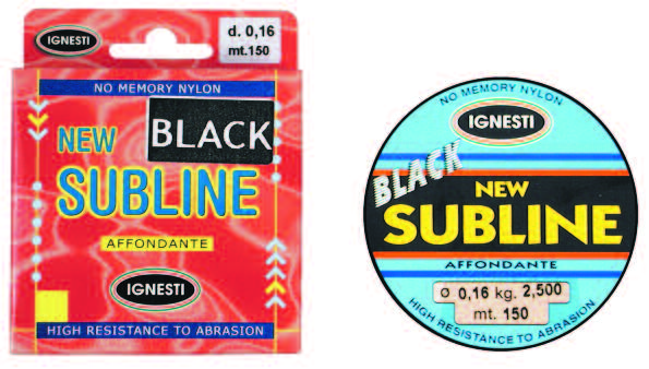 MADE IN ITALY MONOFILI NEW SUBLINE RED New Subline Red è un filo affondante con una ottima tenuta al nodo ed un elevatissimo carico di rottura. Indicato per la pesca all inglese, trota e spinning.