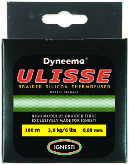 MONOFILI TRECCILE Dyneema ULISSE Il dyneema Ulisse è composto da un insieme di microfibre che garantiscono un carico di rottura eccezionale.
