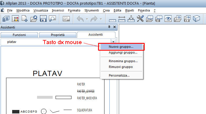 E) Caricamento dell'assistente (opzionale) L utilizzo dell assistente PlaTav Desk consente di semplificare la generazione del PCMD.